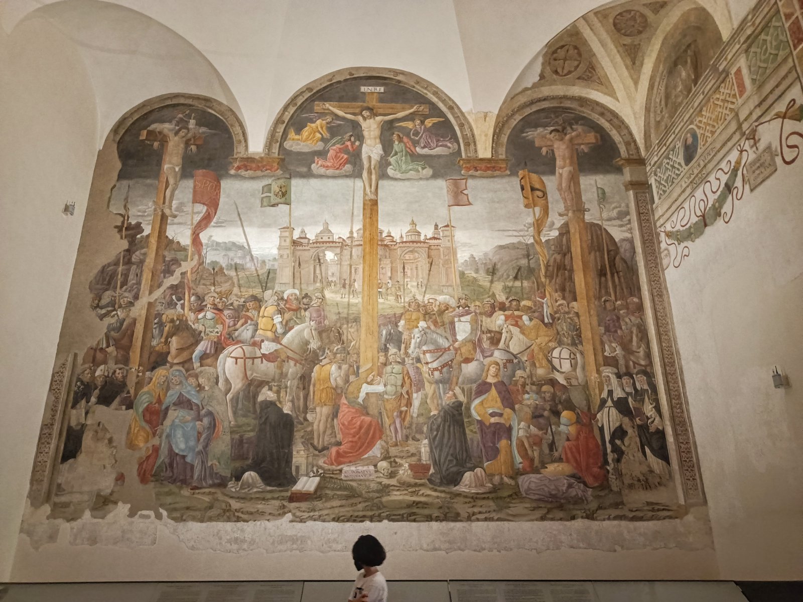 Η Σταύρωση του Giovanni Donato da Montorfano ( Φωτογραφία Νίκος Πράσσος @paspartou.gr )