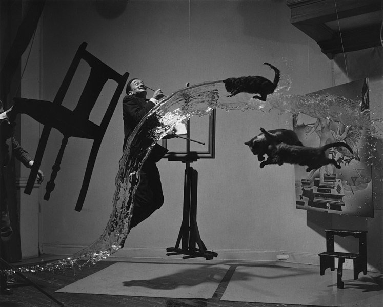 Salvador Dali. "Dali Atomicus." 1948. © Philippe Halsman | Magnum Photos