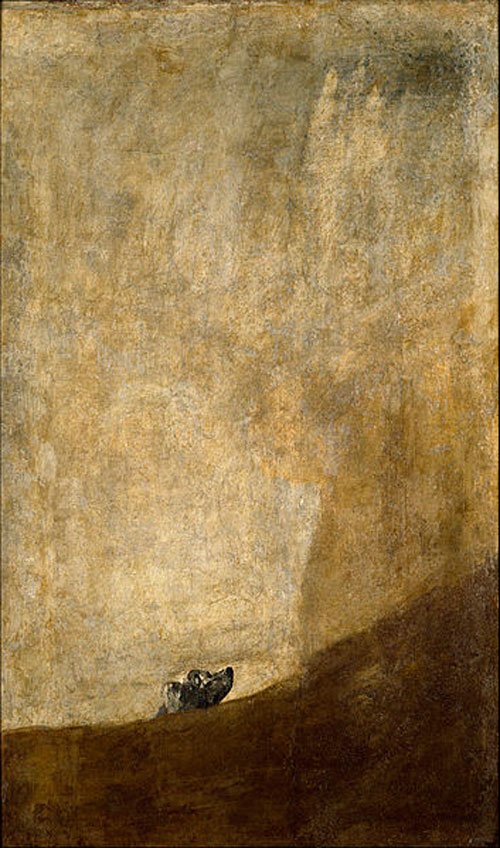 Μαύροι Πίνακες - Ο Σκύλος (Πηγή: Museo Del Prado)