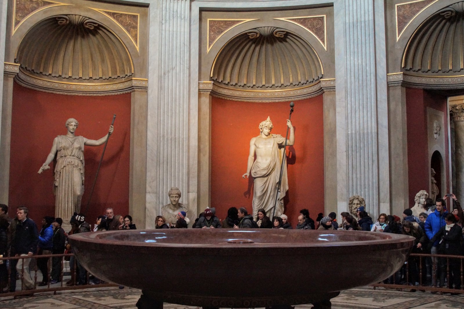Η Sala Rotonda στα Μουσεία του Βατικανού (Φωτογραφία Νίκος Πράσσος) 
