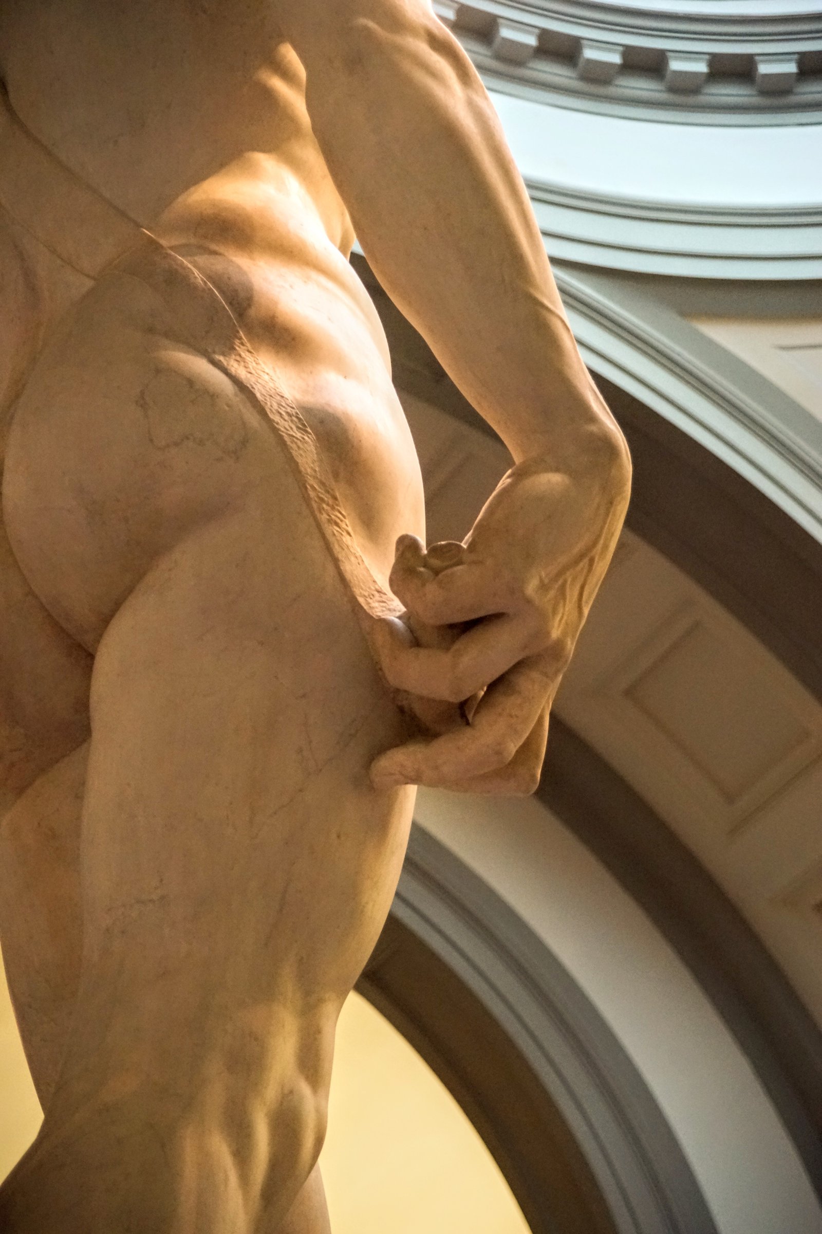Δαβίδ του Μιχαήλ Άγγελου, Galleria dell'Accademia στη Φλωρεντία. Φωτογραφία: Νίκος Πράσσος