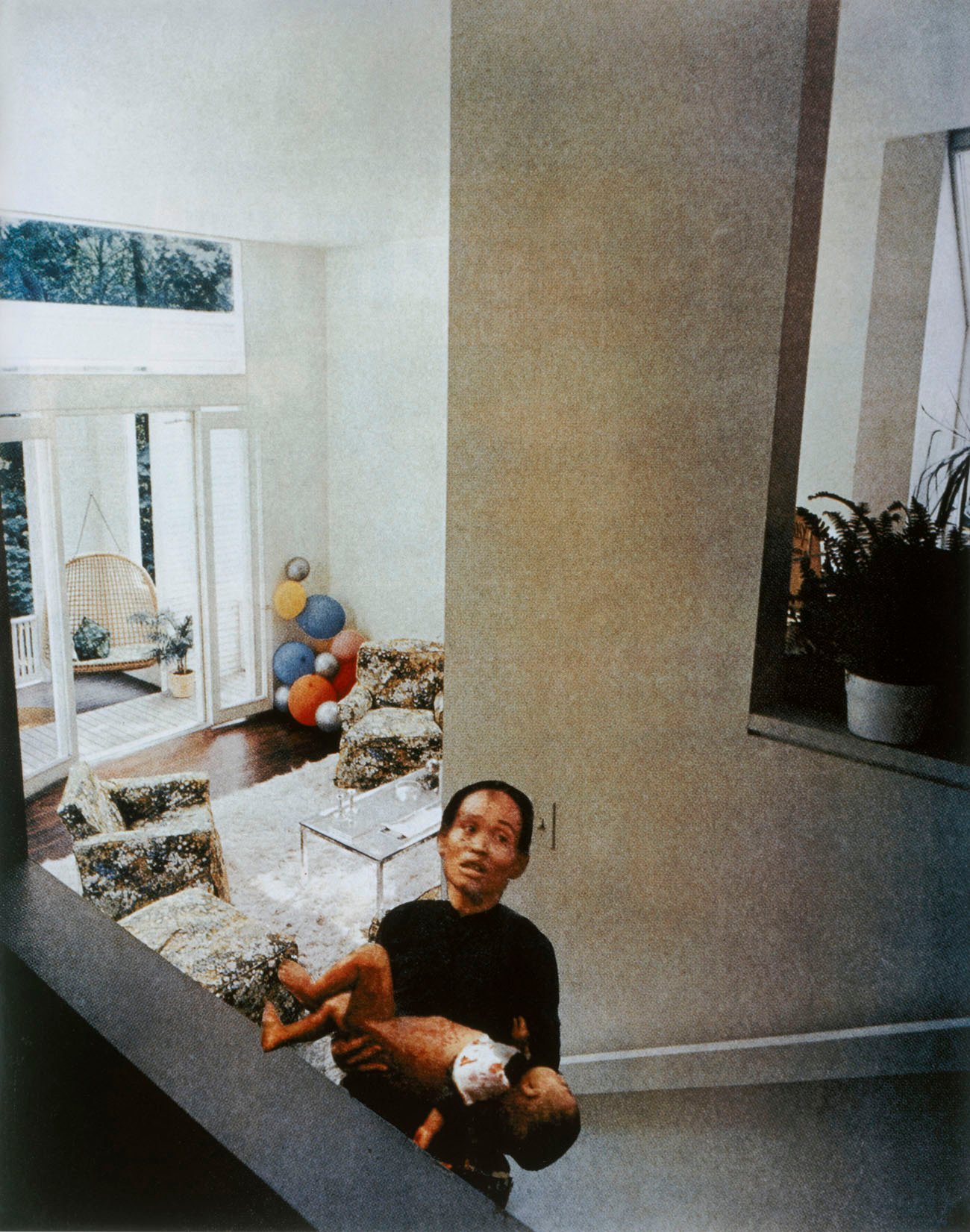 Balloons, from the series House Beautiful: Bringing the War Home, c. 1967–1972, Martha Rosler. Inkjet print, 23 11/16 X 18 7/8 in. The Museum of Modern Art, New York, Committee on Photography and The Modern Women’s Fund. © Martha Rosler, courtesy of the artist and Mitchell-Innes & Nash, NY. Digital Image © The Museum of Modern Art/Licensed by SCALA / Art Resource, NY
