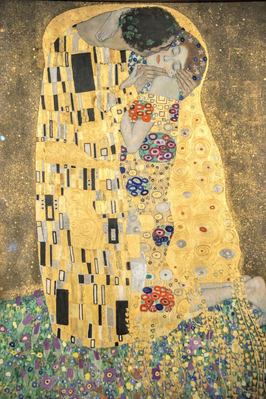 "Το Φιλί", Gustav Klimt (Φωτογραφία: Νίκος Πράσσος @paspartou.gr)