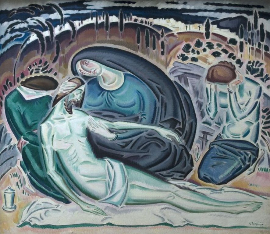 Ο Θρήνος (Αποκαθήλωση) Κωνσταντίνος Παρθένης