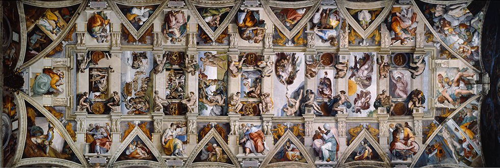 H Οροφή της Καπέλα Σιξτίνα (Πηγή: Vatican Museums)