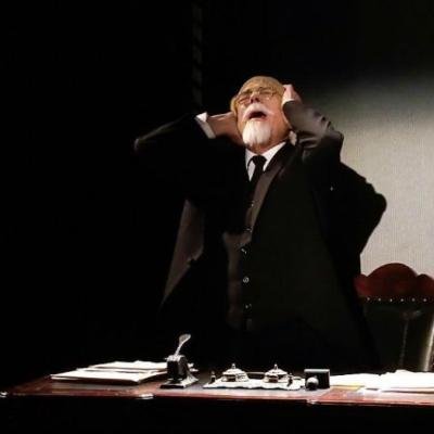 Ο Γιάννης Μόρτζος στην παράσταση "Ελευθέριος Βενιζέλος"