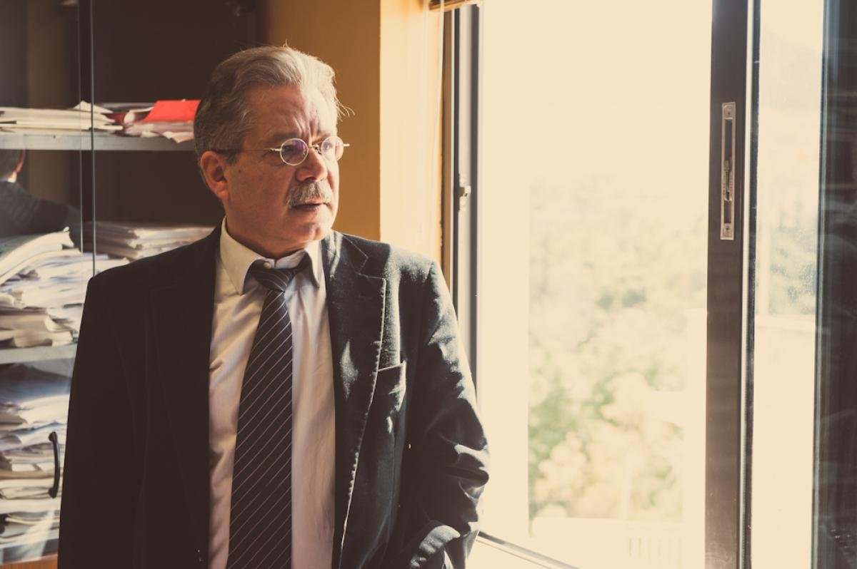 O καθητητής Δημήτρης Μπουραντάς 